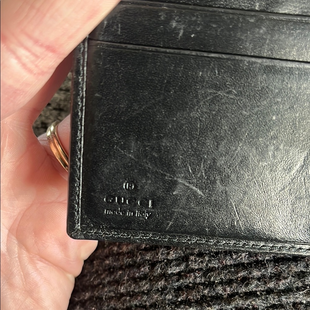 Gucci Black Leather Wallet - Picture 10 of 12
